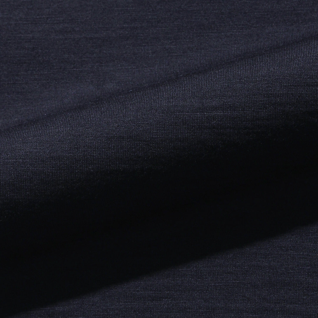 【Renewal】Wool Tailored Long Sleeve T-shirt Color: Navy