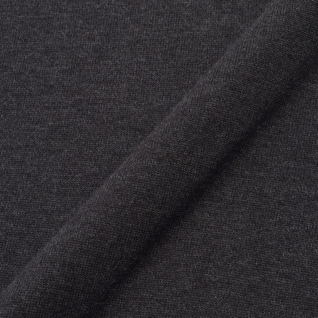 【Renewal】Crew Neck Knit Color: Charcoal