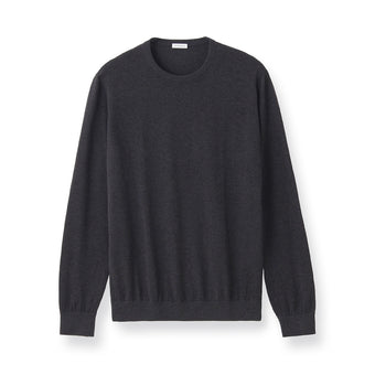 【Renewal】Crew Neck Knit Color: Charcoal