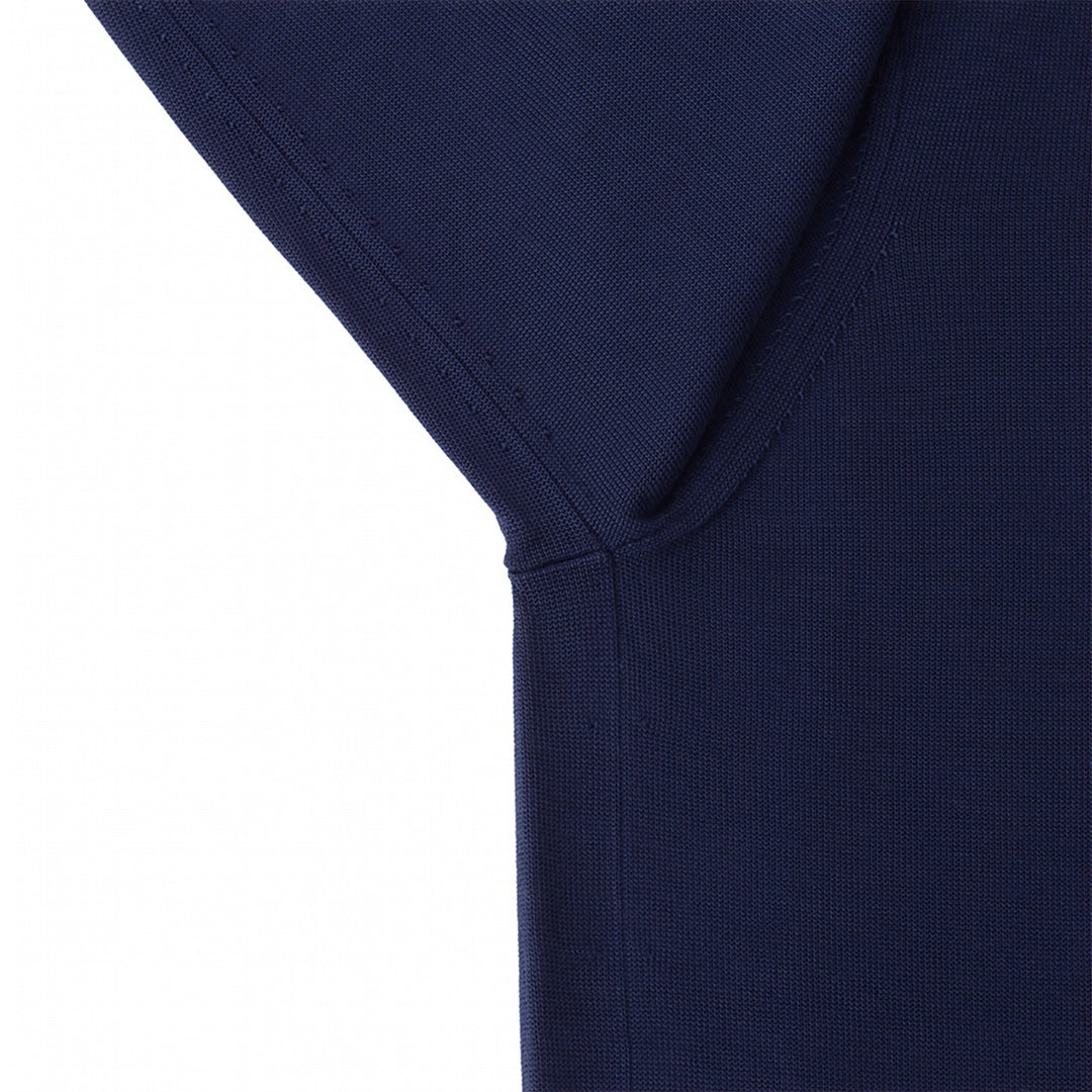 【Renewal】Crew Neck Knit Color: Deep Blue