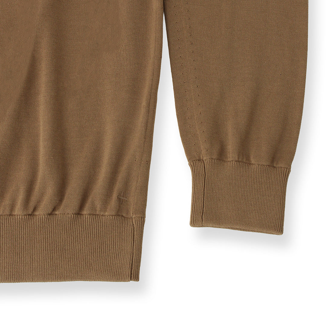 【Renewal】Crew Neck Knit Color: Fawn