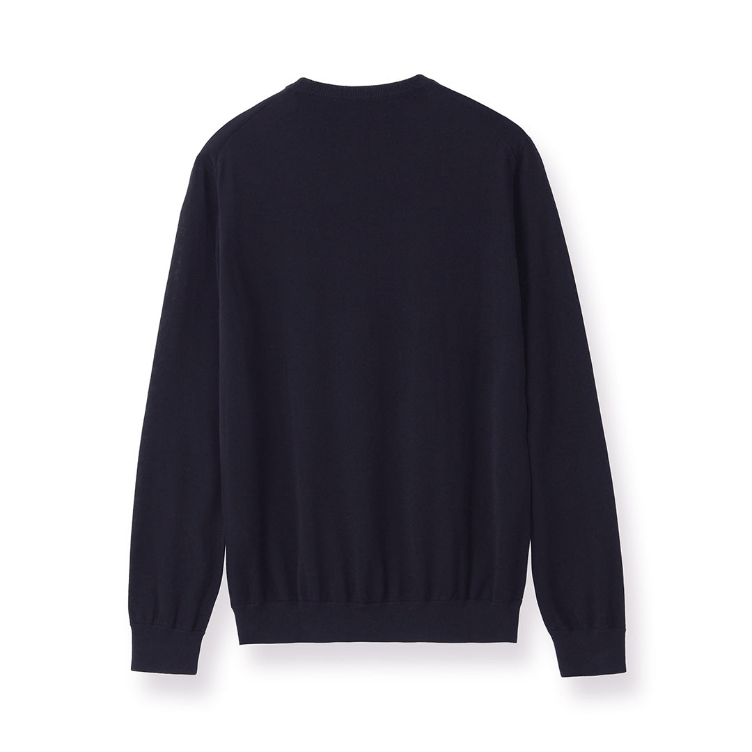 【Renewal】Crew Neck Knit Color: Navy