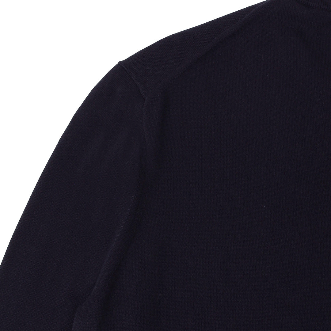 【Renewal】Crew Neck Knit Color: Navy