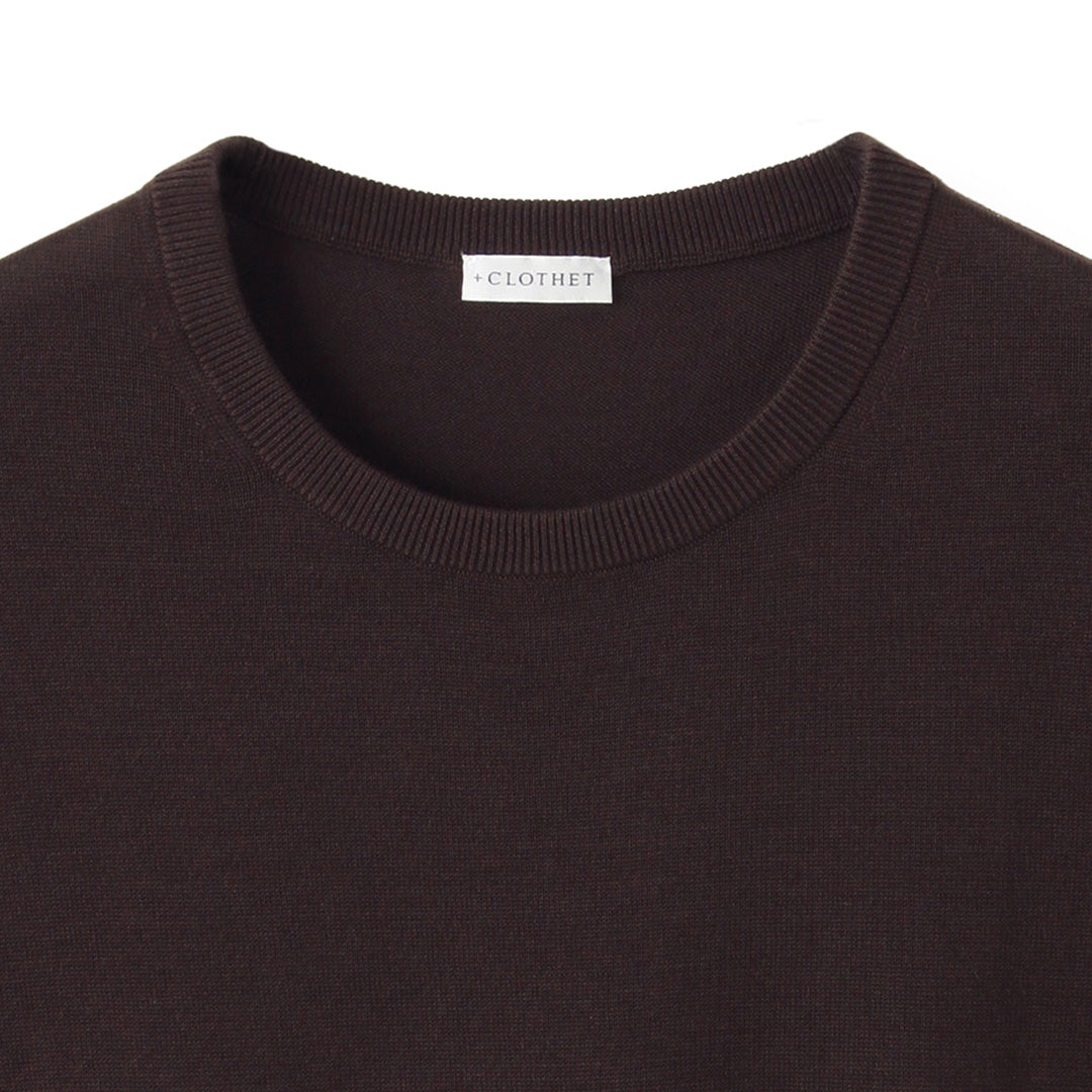 【Renewal】Crew Neck Knit Color: Oak