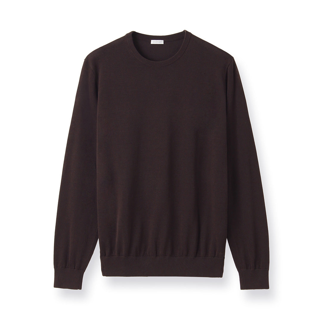 【Renewal】Crew Neck Knit Color: Oak