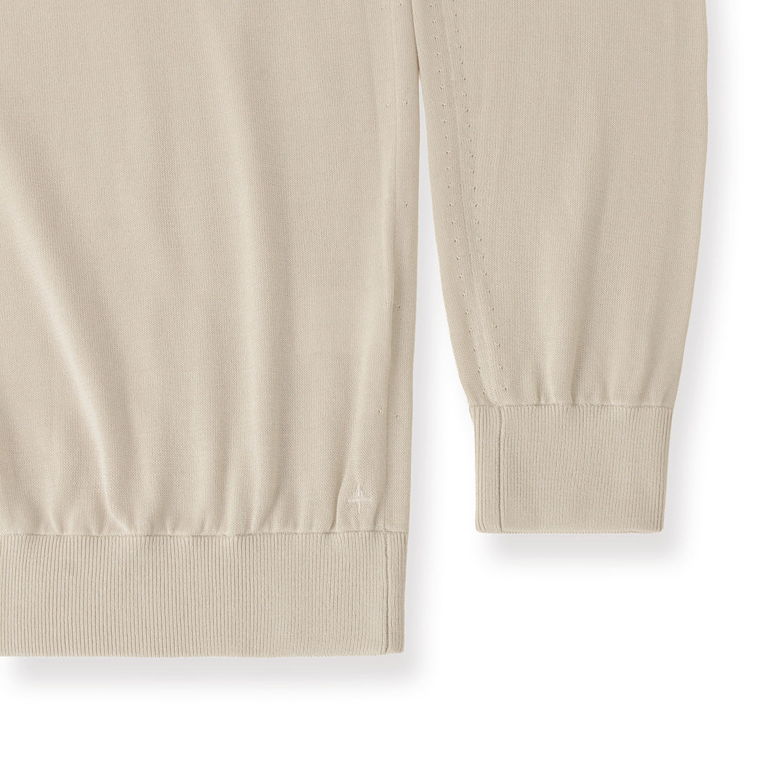 【Renewal】Crew Neck Knit Color: Pearl