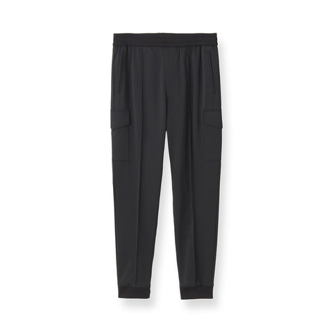 【受注販売】【Renewal】Matte Twist Cargo Jogger Pants Color: Black