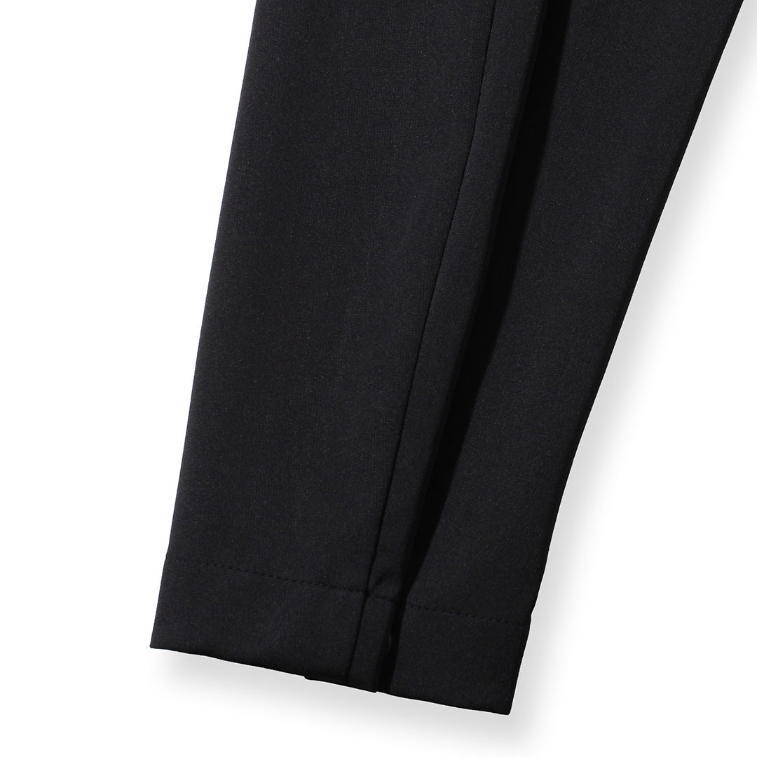 Matte Twist Tailored Zip Hoodie Color: Black