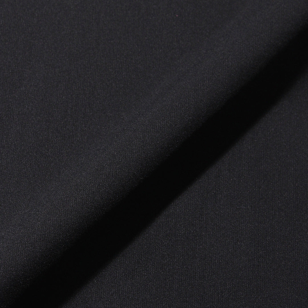 Matte Twist Tailored Zip Hoodie Color: Black