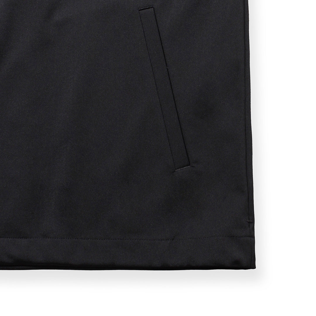 Matte Twist Tailored Zip Hoodie Color: Black