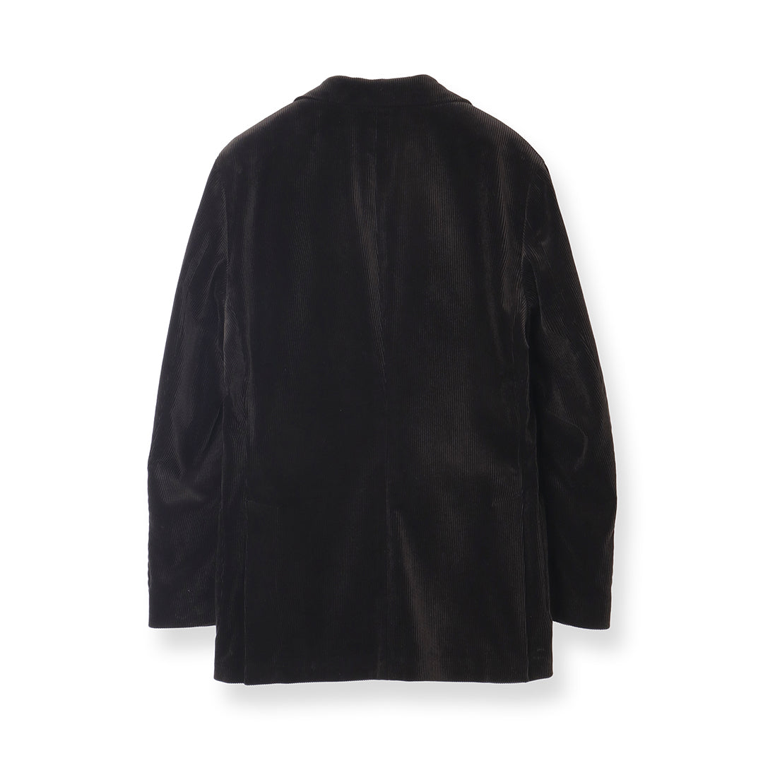 【Renewal】SUVIN PLATINUM Corduroy Tailored Jacket Color: Black