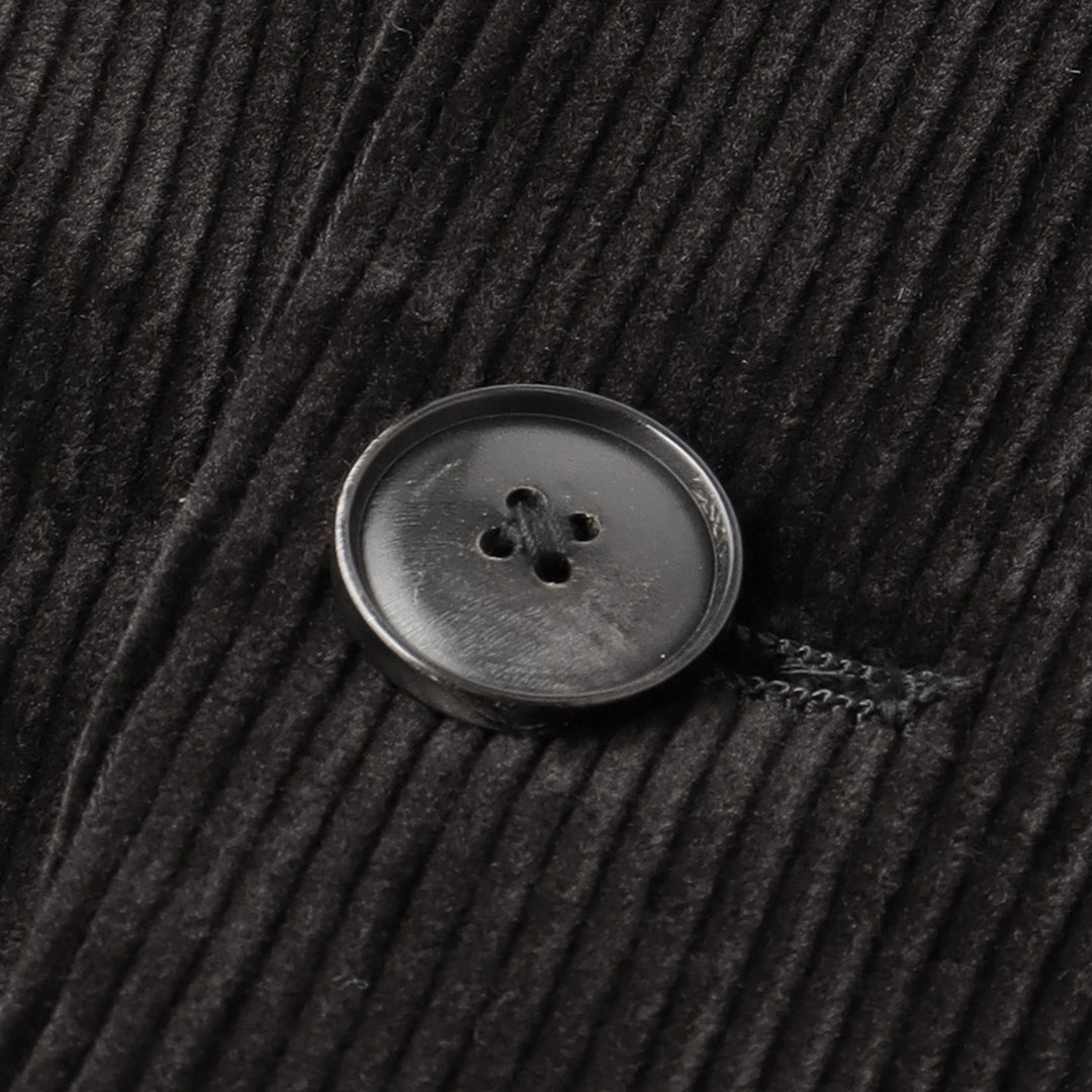 【Renewal】SUVIN PLATINUM Corduroy Tailored Jacket Color: Black