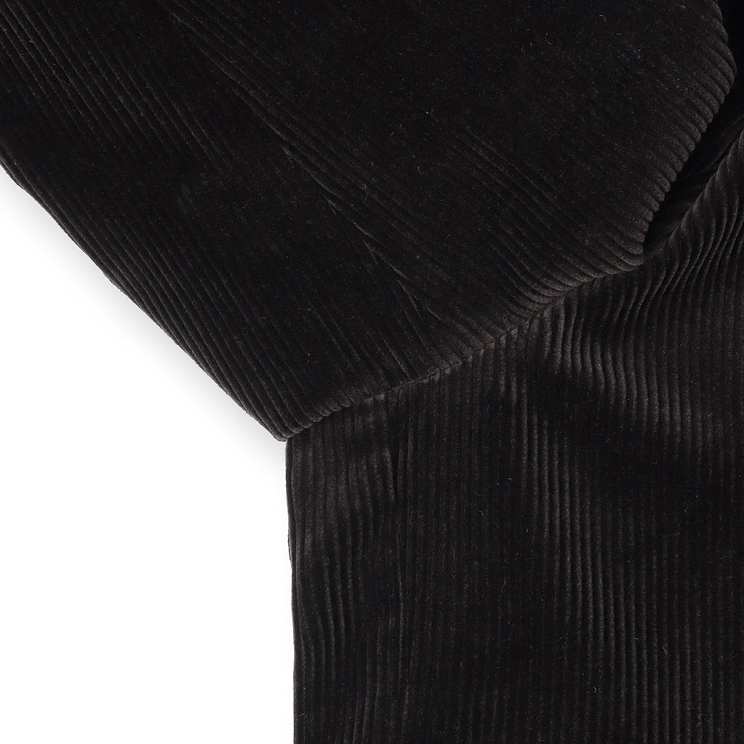 【Renewal】SUVIN PLATINUM Corduroy Tailored Jacket Color: Black
