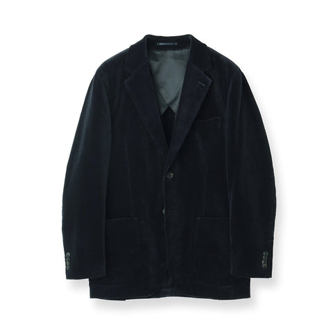 【Renewal】SUVIN PLATINUM Corduroy Tailored Jacket Color: Navy