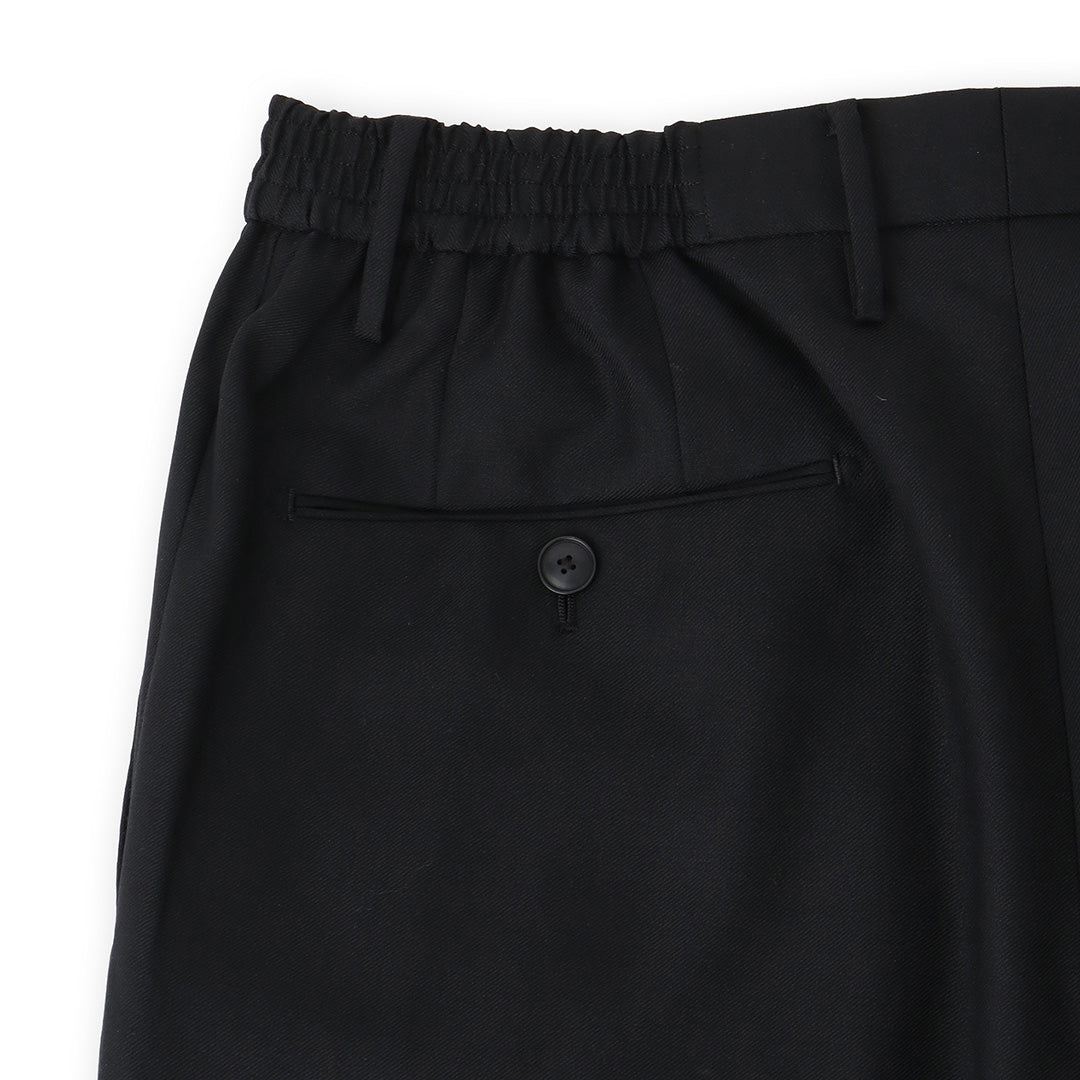 【Renewal】Twill Easy Trousers Color: Black