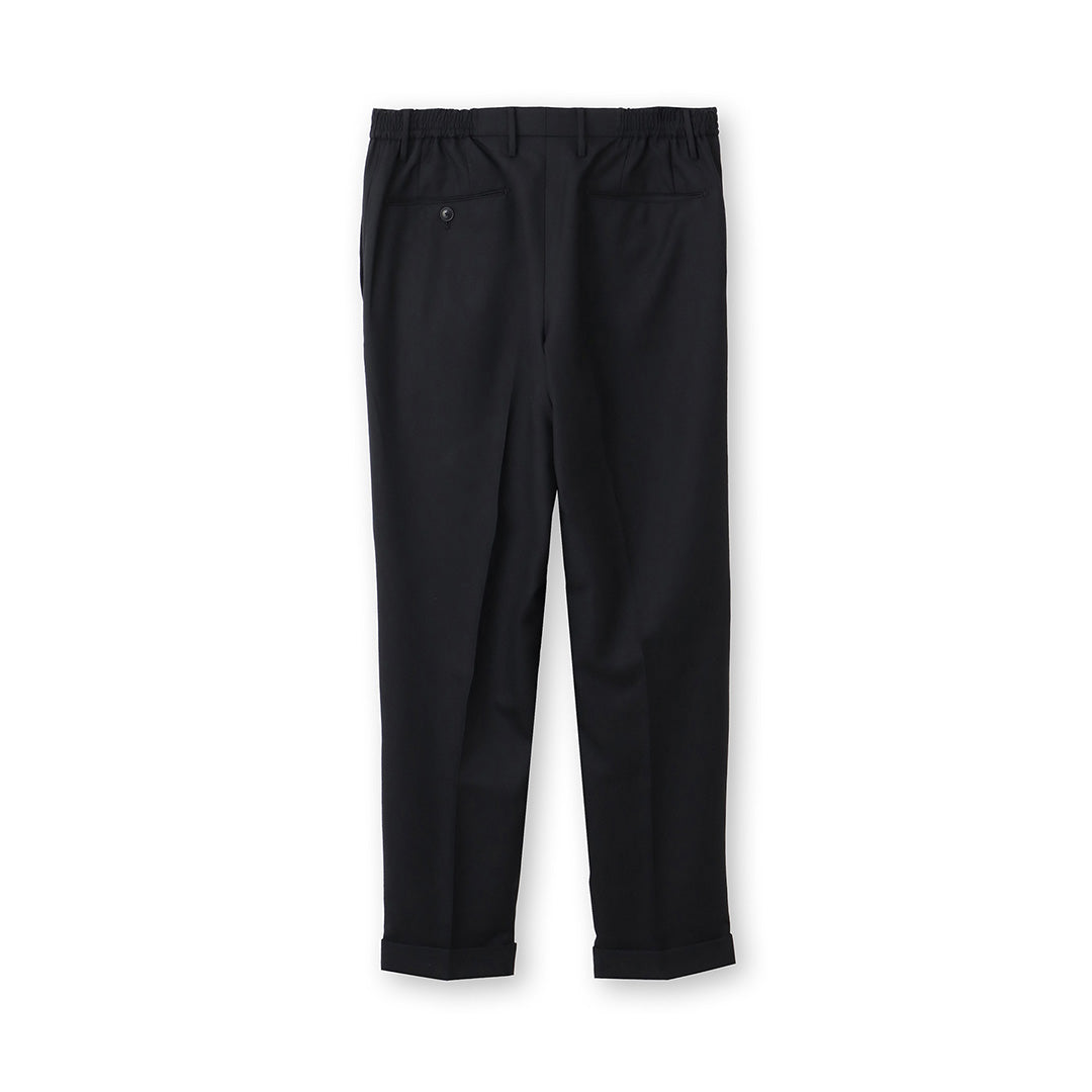 【Renewal】Twill Easy Trousers Color: Black