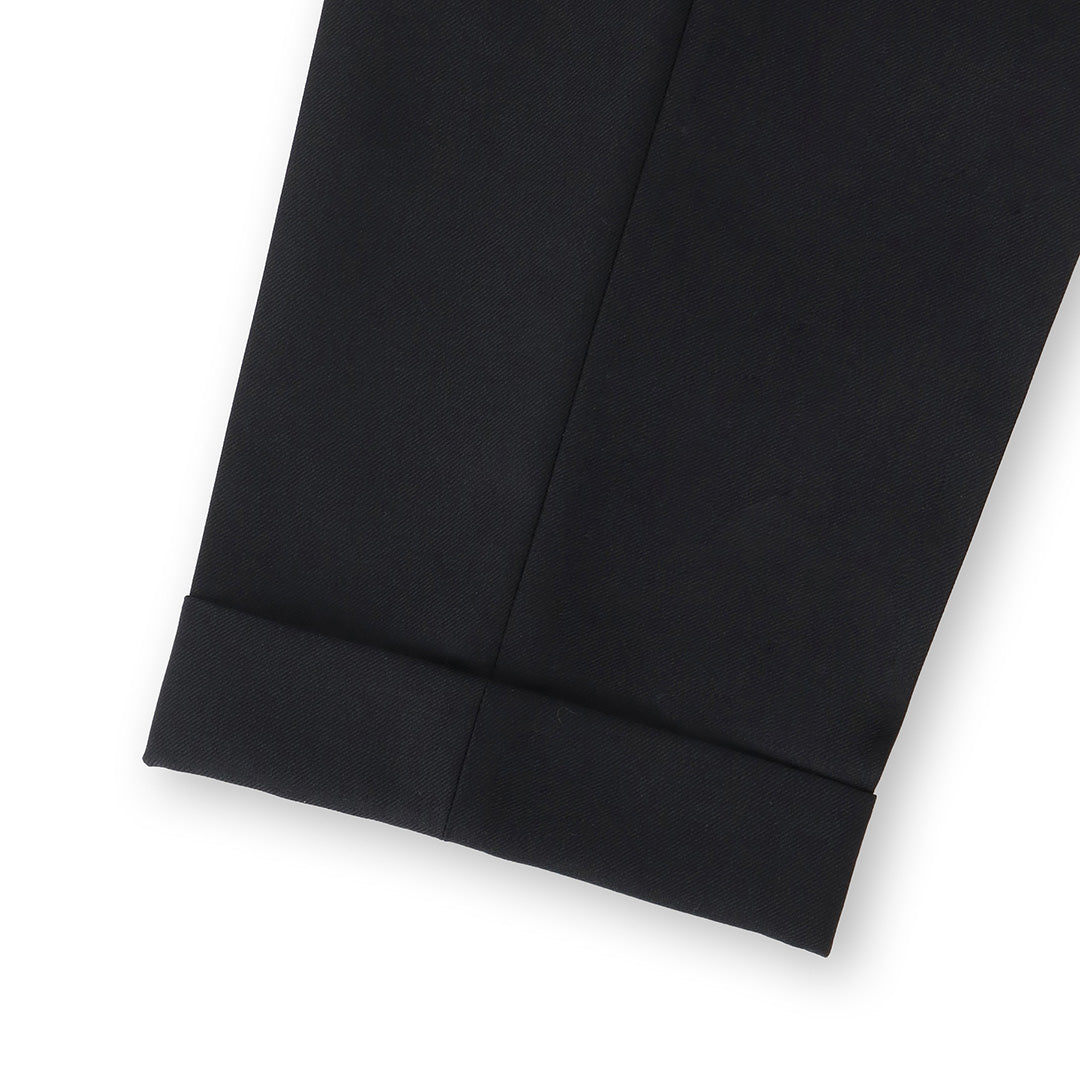 【Renewal】Twill Easy Trousers Color: Black