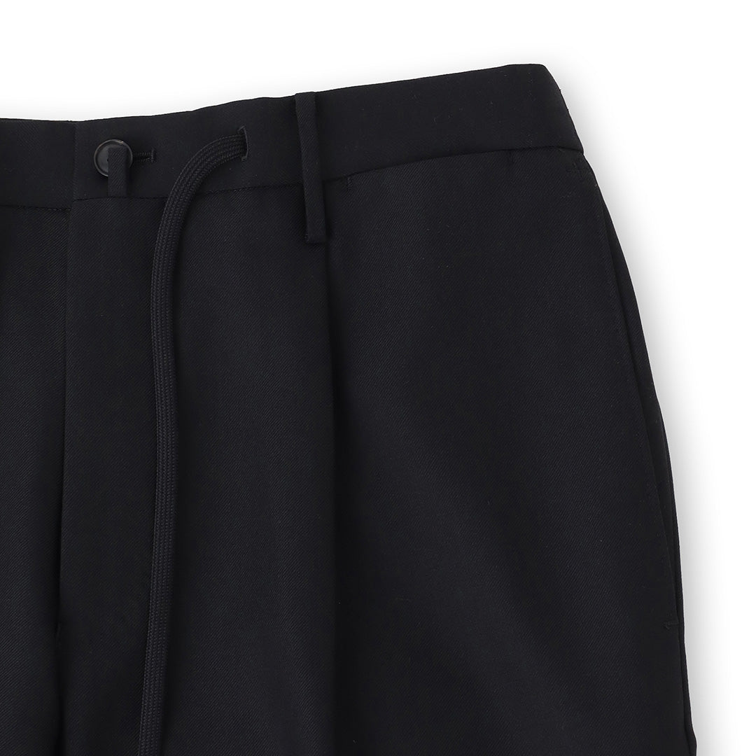 【Renewal】Twill Easy Trousers Color: Black