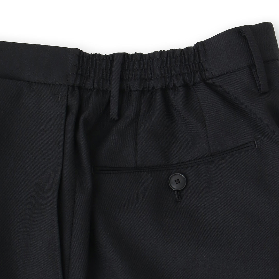 【Renewal】Twill Easy Trousers Color: Black