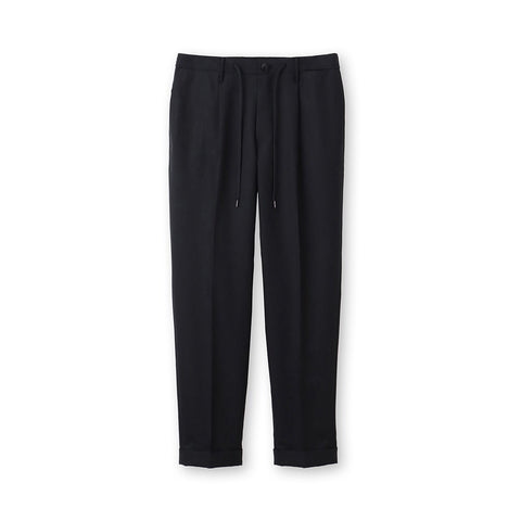 【Renewal】Twill Easy Trousers Color: Black