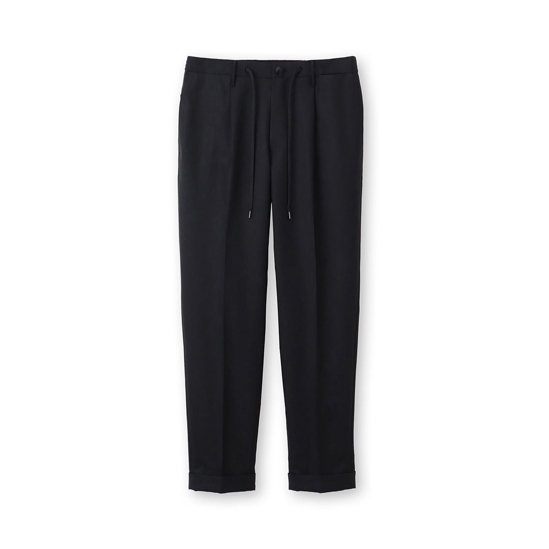 【Renewal】Twill Easy Trousers Color: Black