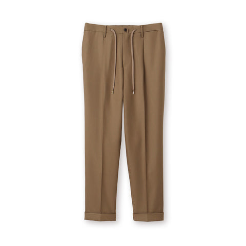 【Renewal】Twill Easy Trousers Color: Camel