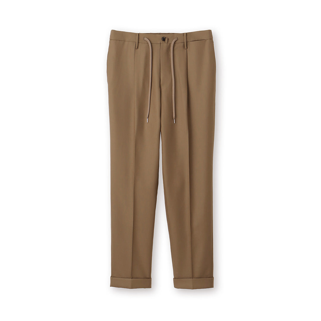 【Renewal】Twill Easy Trousers Color: Camel