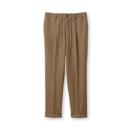 【Renewal】Twill Easy Trousers Color: Camel