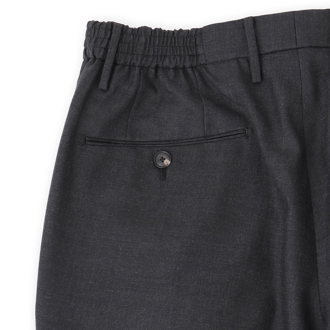 【Renewal】Twill Easy Trousers Color: Charcoal