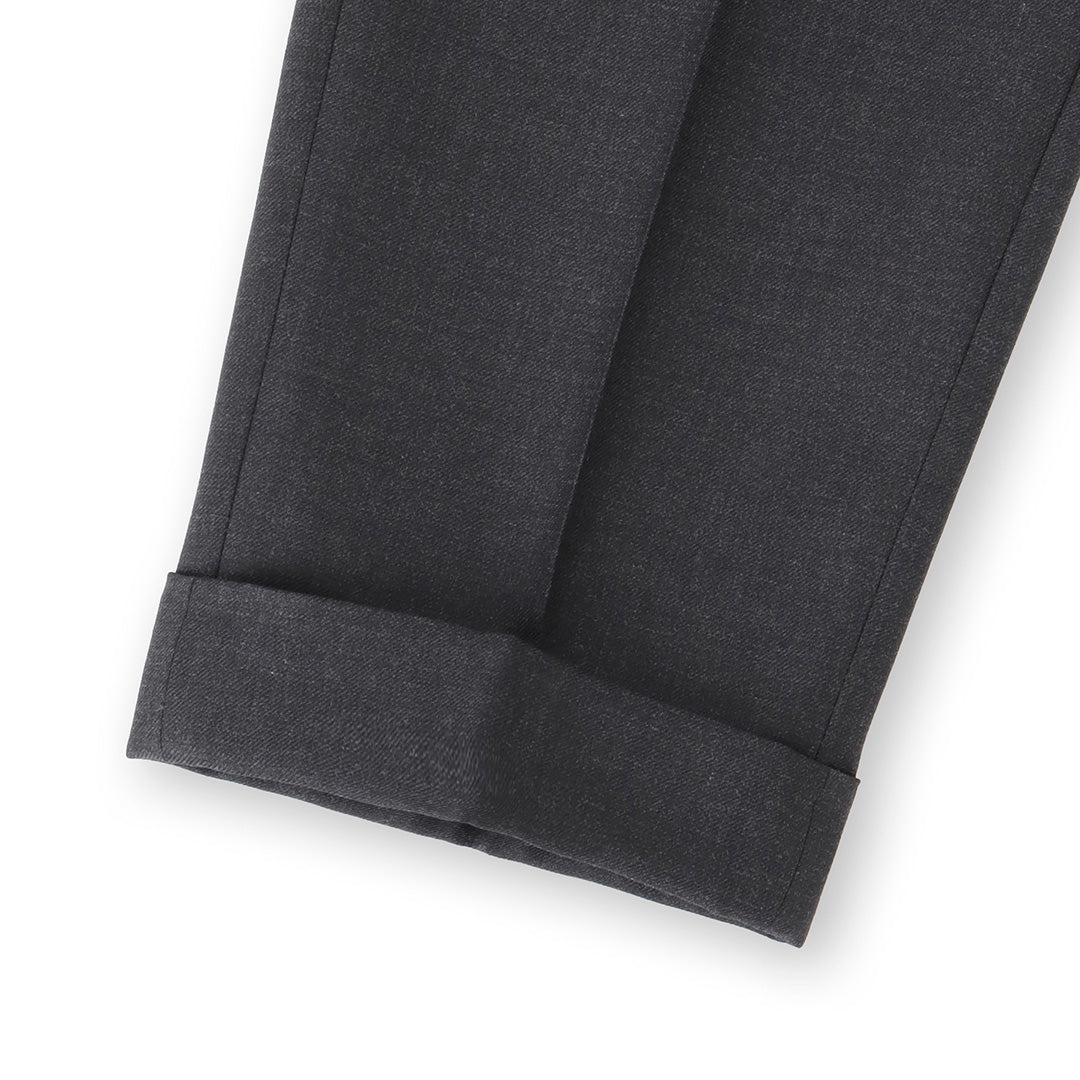 【Renewal】Twill Easy Trousers Color: Charcoal