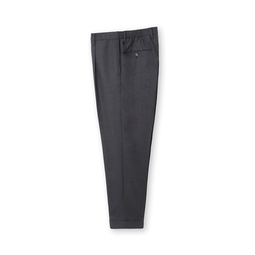 【Renewal】Twill Easy Trousers Color: Charcoal