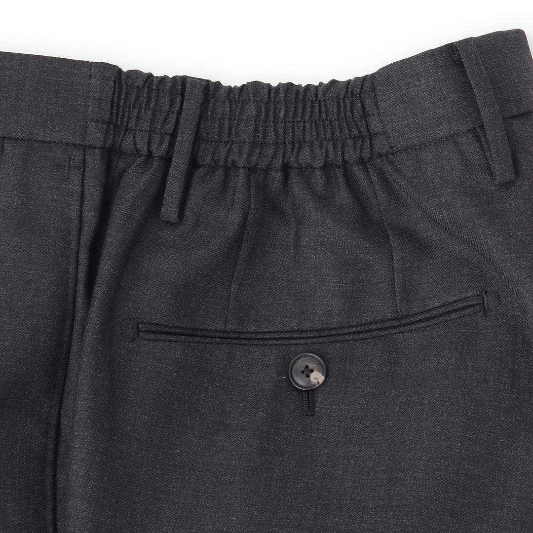 【Renewal】Twill Easy Trousers Color: Charcoal