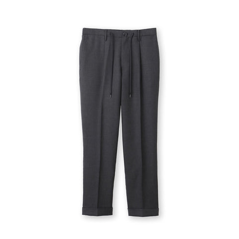 【Renewal】Twill Easy Trousers Color: Charcoal