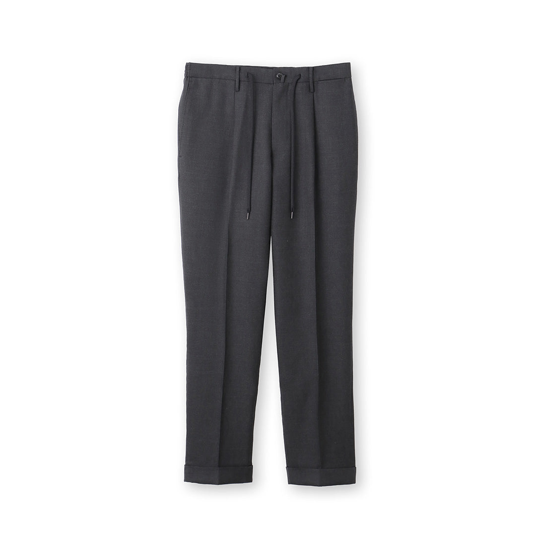 【Renewal】Twill Easy Trousers Color: Charcoal