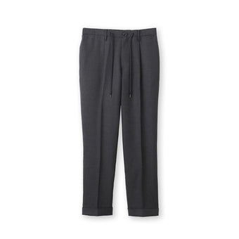 【Renewal】Twill Easy Trousers Color: Charcoal