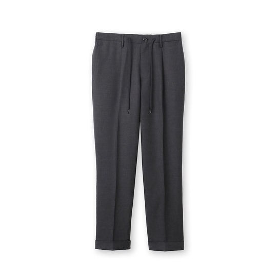 【Renewal】Twill Easy Trousers Color: Charcoal
