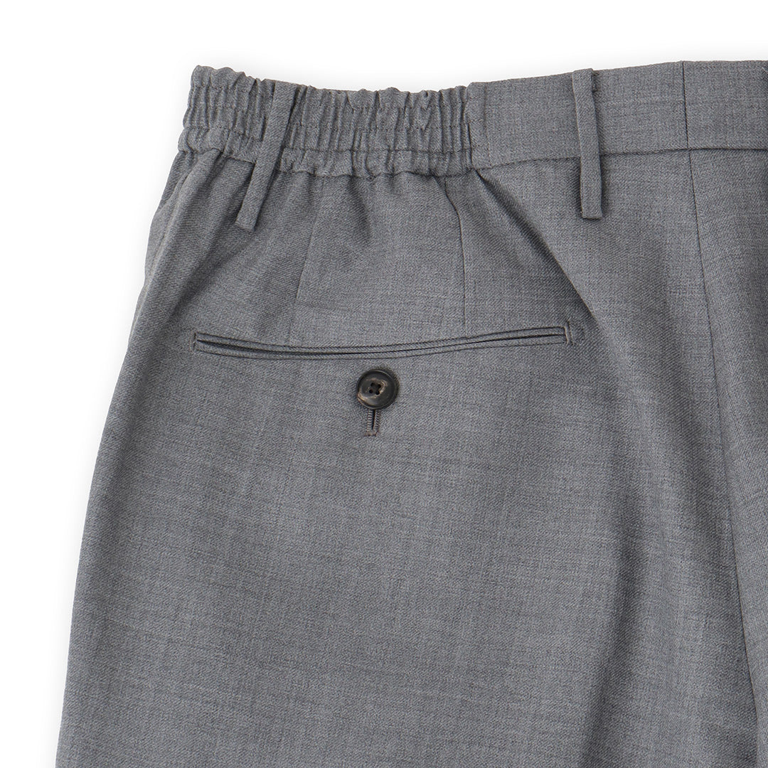 【Renewal】Twill Easy Trousers Color: Light Gray