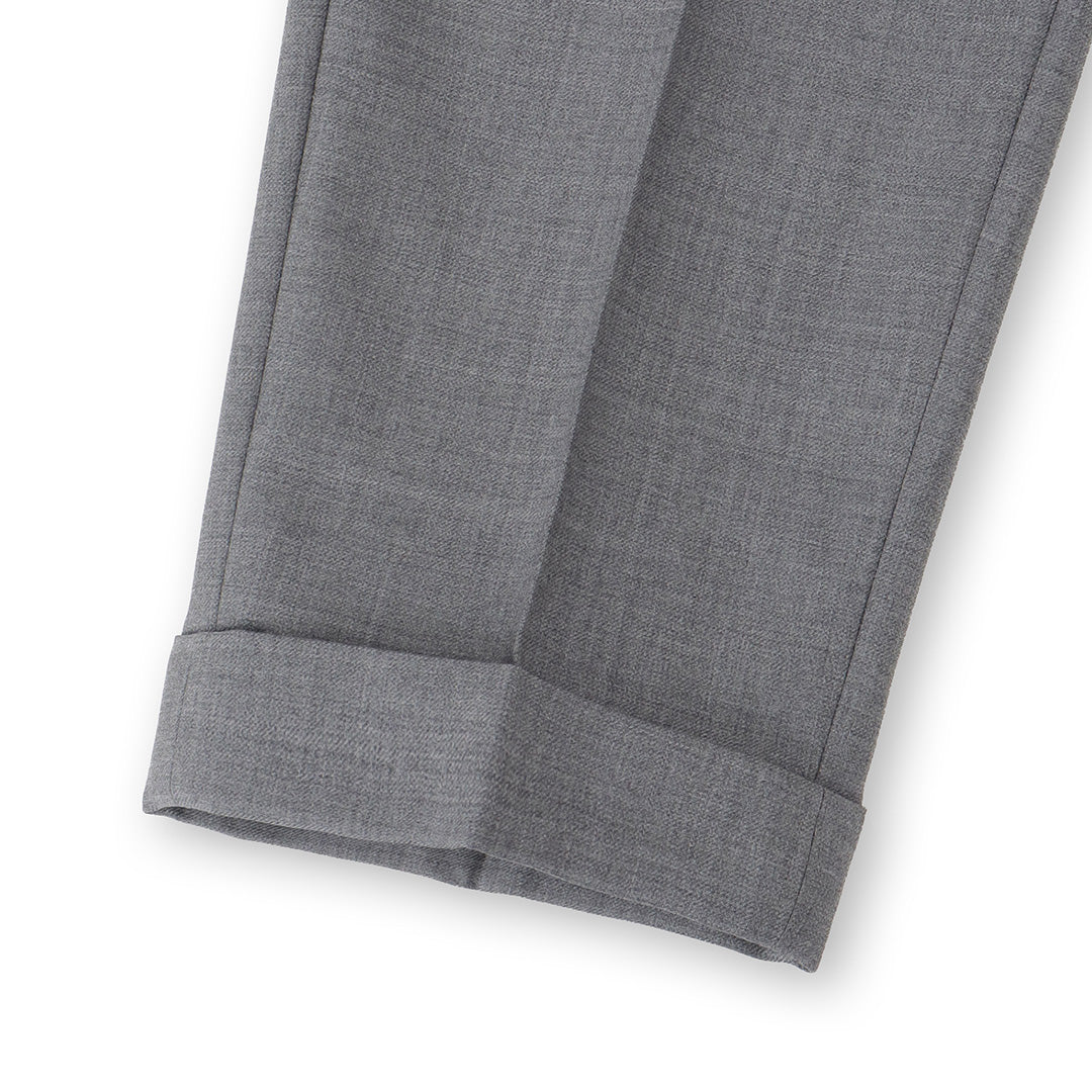 【Renewal】Twill Easy Trousers Color: Light Gray