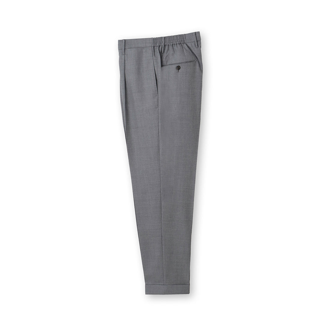 【Renewal】Twill Easy Trousers Color: Light Gray