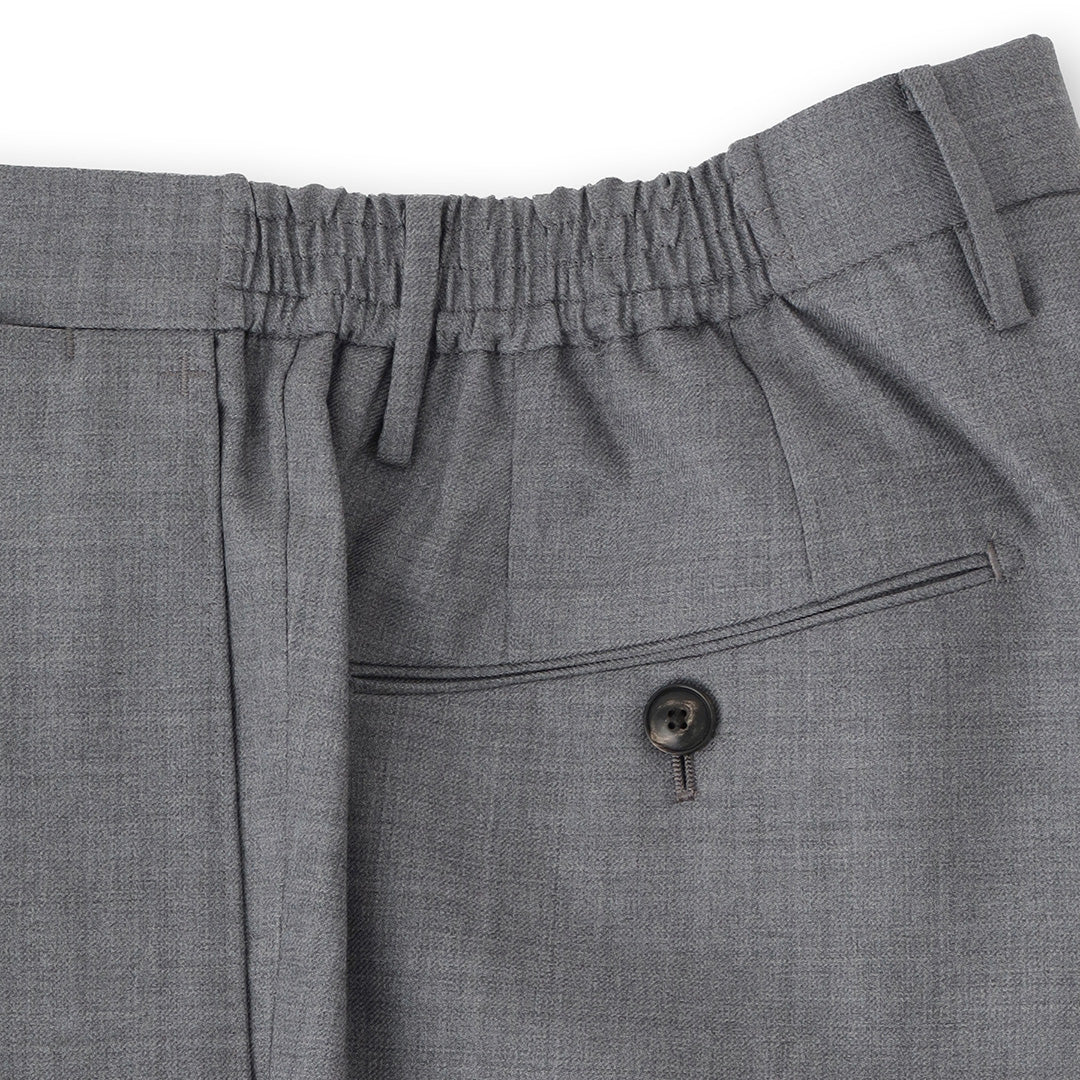 【Renewal】Twill Easy Trousers Color: Light Gray