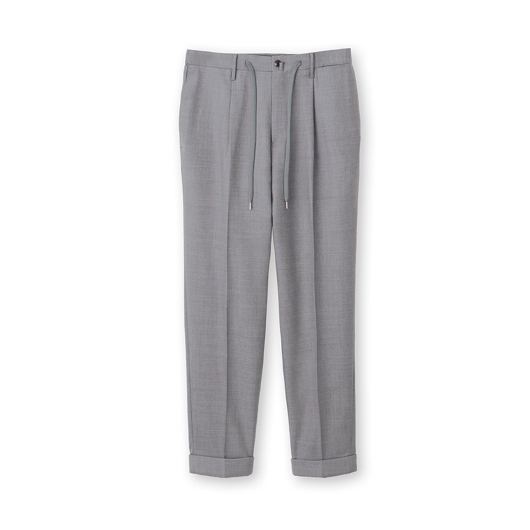 【Renewal】Twill Easy Trousers Color: Light Gray