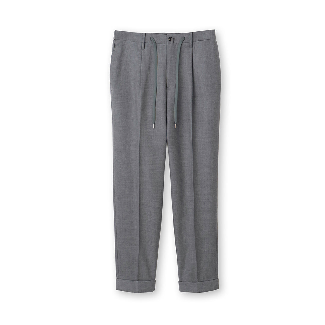 【Renewal】Twill Easy Trousers Color: Light Gray