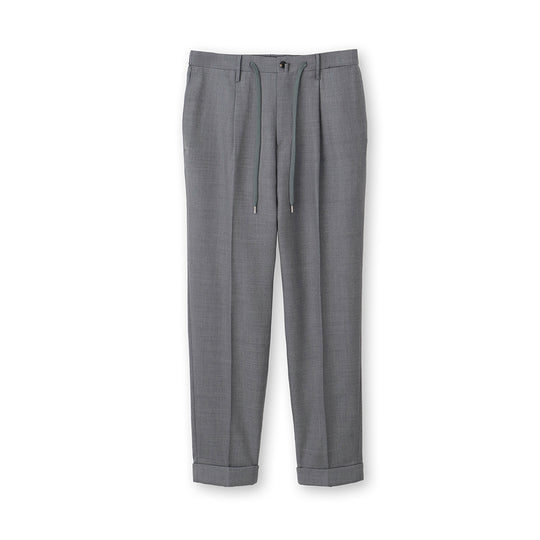 【Renewal】Twill Easy Trousers Color: Light Gray