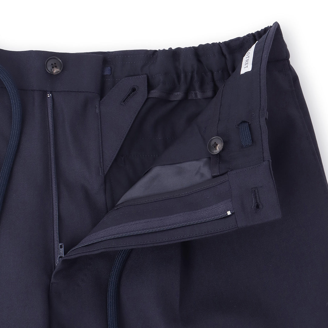 【Renewal】Twill Easy Trousers Color: Navy