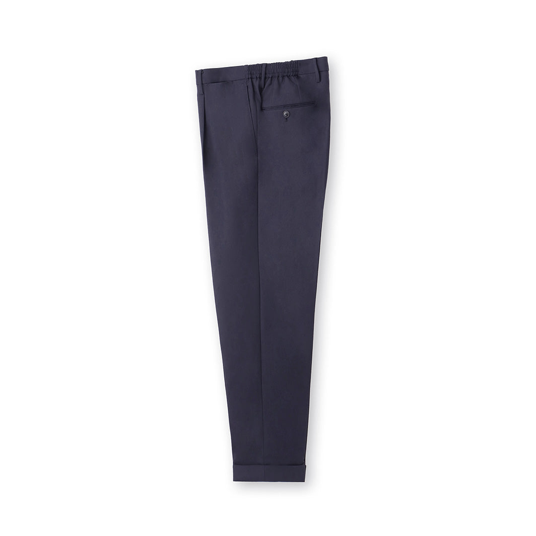 【Renewal】Twill Easy Trousers Color: Navy