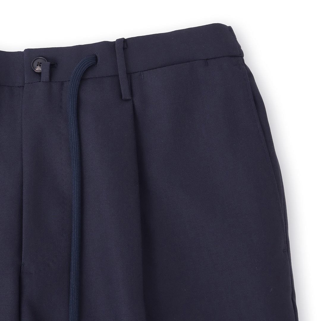 【Renewal】Twill Easy Trousers Color: Navy
