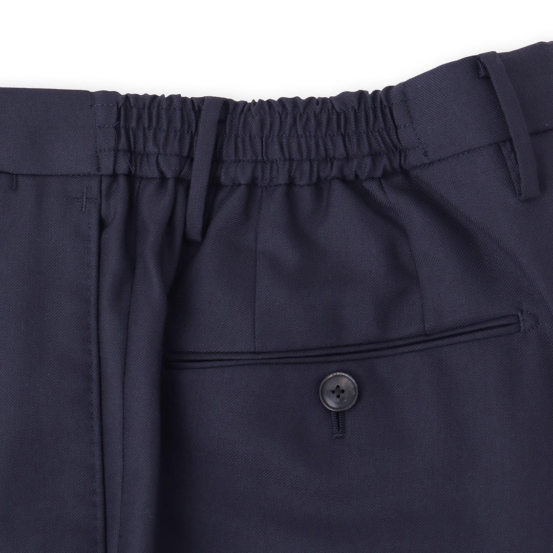 【Renewal】Twill Easy Trousers Color: Navy