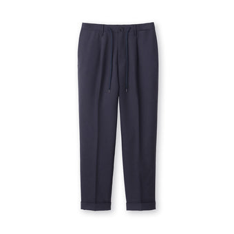 【Renewal】Twill Easy Trousers Color: Navy