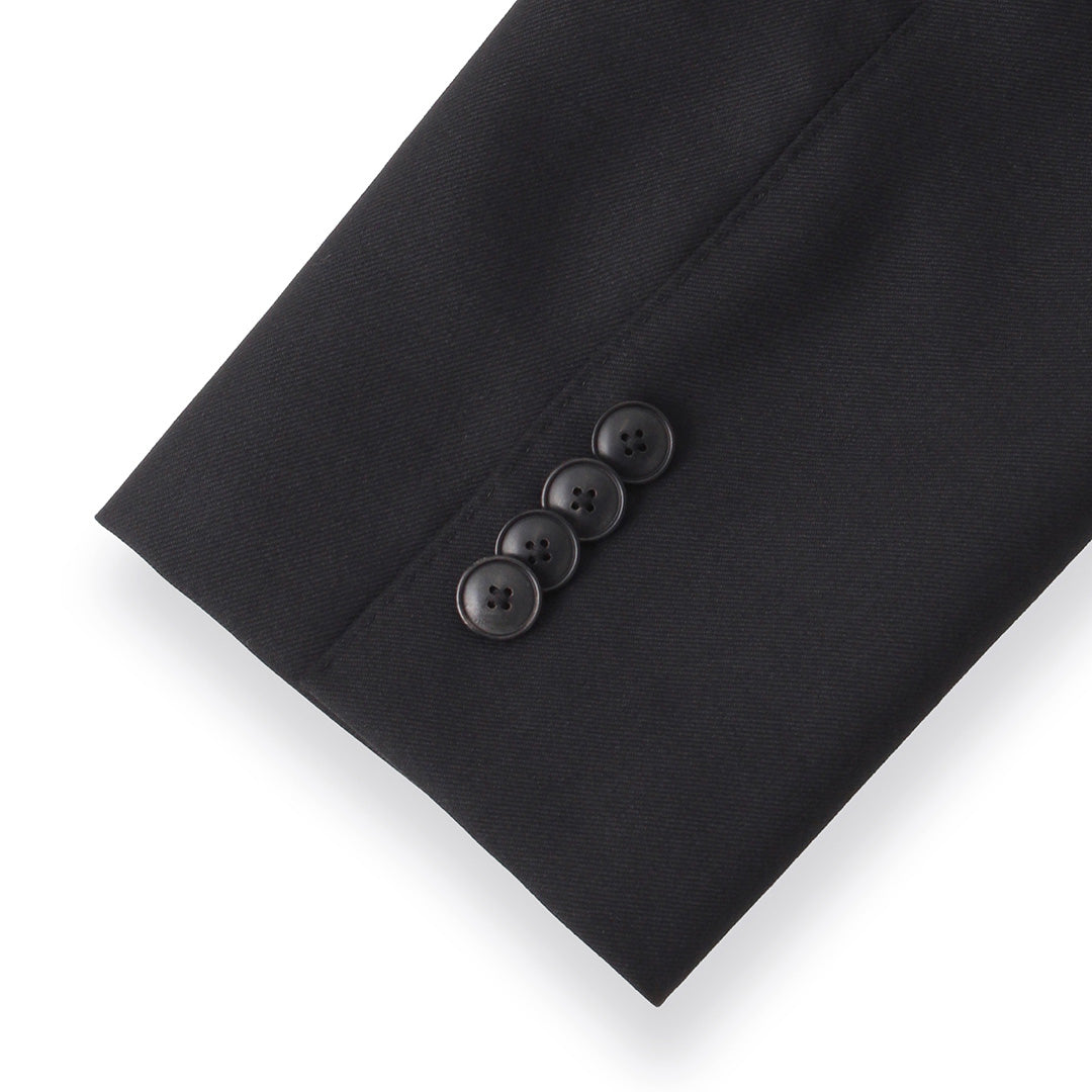 【Renewal】 Twill Tailored Jacket Color: Black