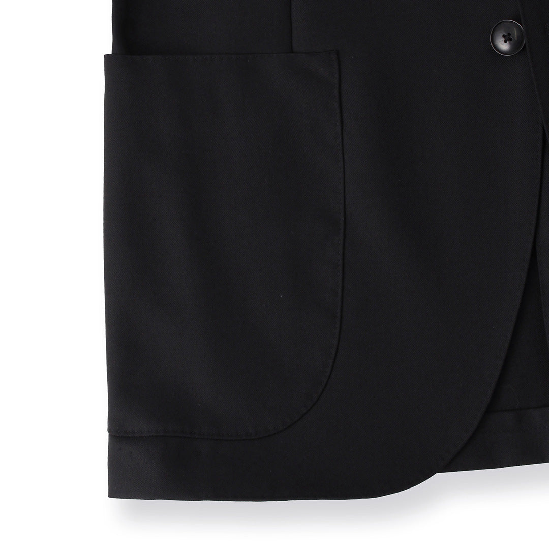 【Renewal】 Twill Tailored Jacket Color: Black